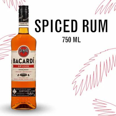 Bacardi Spiced Rum 70Proof 750ml