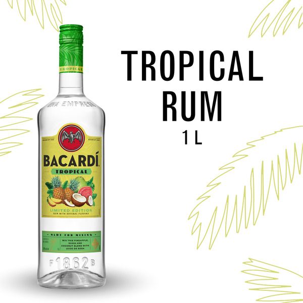 Bacardi Tropical Flavored Rum Limited Edition 70Proof 1 Ltr