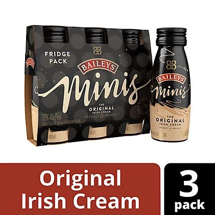 Baileys Original Irish Cream 34Proof 3pk 100ml