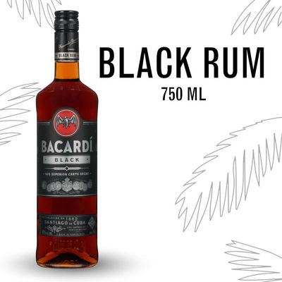 Bacardi Black Rum 80Proof 750ml