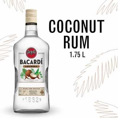 Bacardi Coconut Rum 70Proof 1.75 Ltr