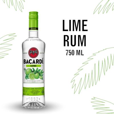 Bacardi Lime Rum 70Proof 750ml