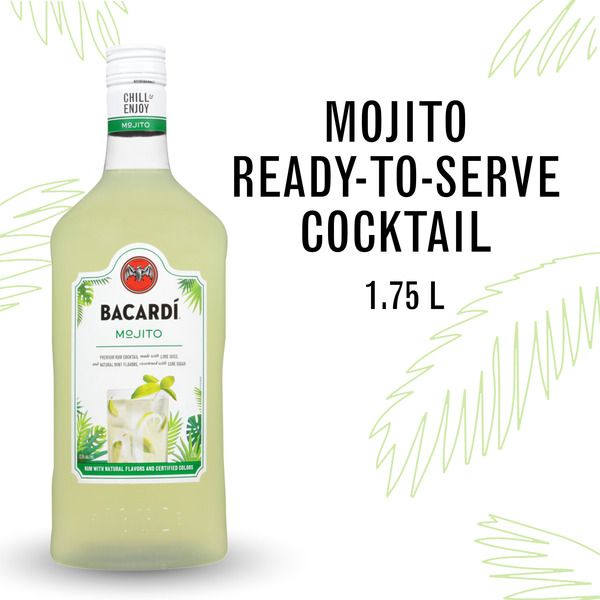 Bacardi RTD Cocktail Mojito 25Proof Pet 1.75 Ltr