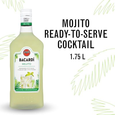 Bacardi RTD Cocktail Mojito 25Proof Pet 1.75 Ltr