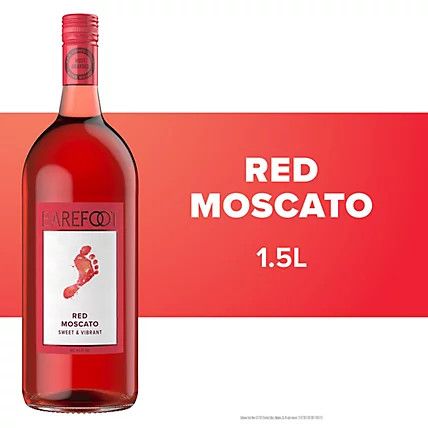 Barefoot Red Moscato 1.5 Ltr