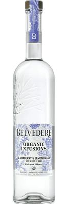 Belvedere Organic Blackberry Lemongrass 80Proof 750ml