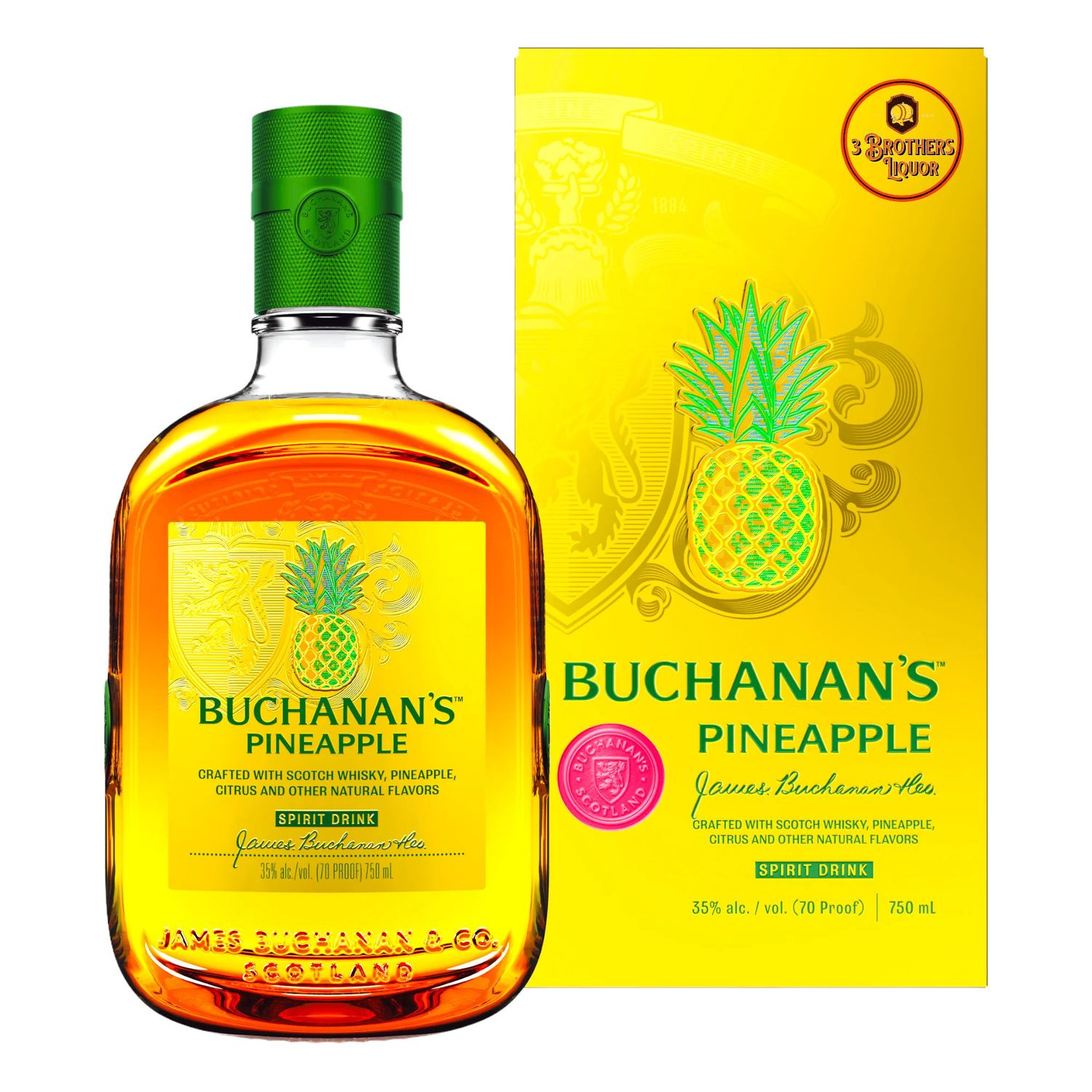 Buchanan's Pineapple Flavored Whiskey 70Proof 750ml
