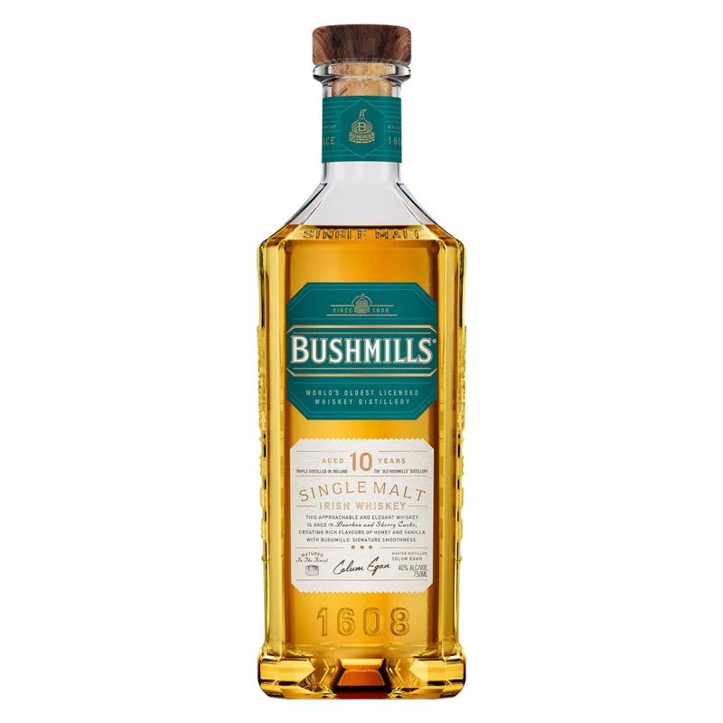 Bushmills 10Year Single Malt Irish Whiskey 80Proof 750ml