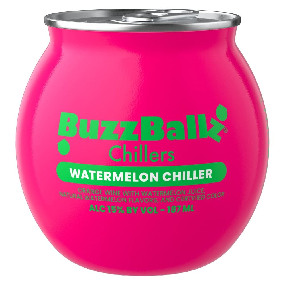BuzzBallz Chillers Watermelon Chiller Wine Based Cocktail 187ml