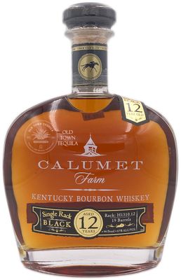 Calumet Farm 12Year Single Rack Black Kentucky Straight Bourbon 750ml