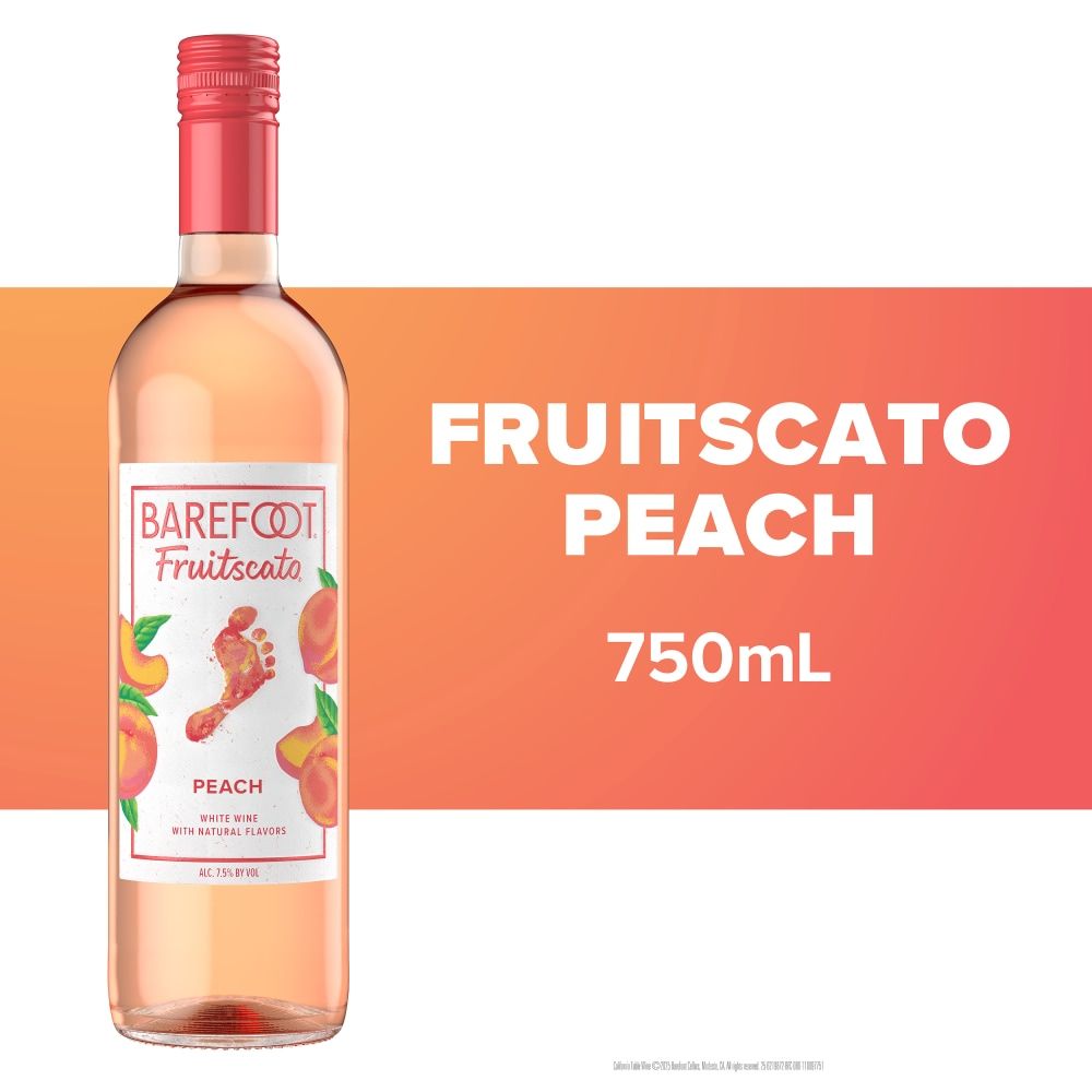 Barefoot Fruitscato Peach 750ml