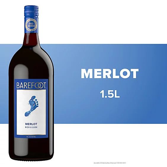 Barefoot Merlot 1.5 Ltr