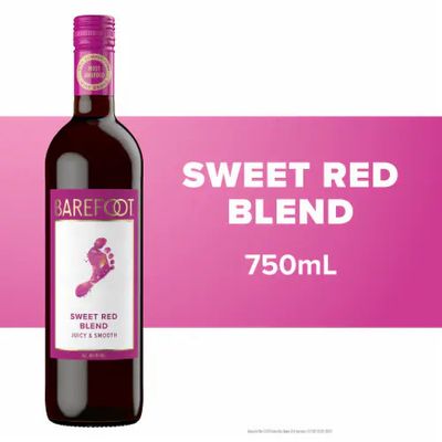 Barefoot Sweet Red Blend 750ml