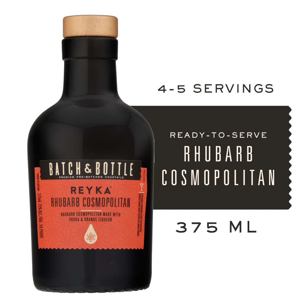 Batch &amp; Bottle Reyka Rhubarb Cosmopolitan 50Proof 375ml