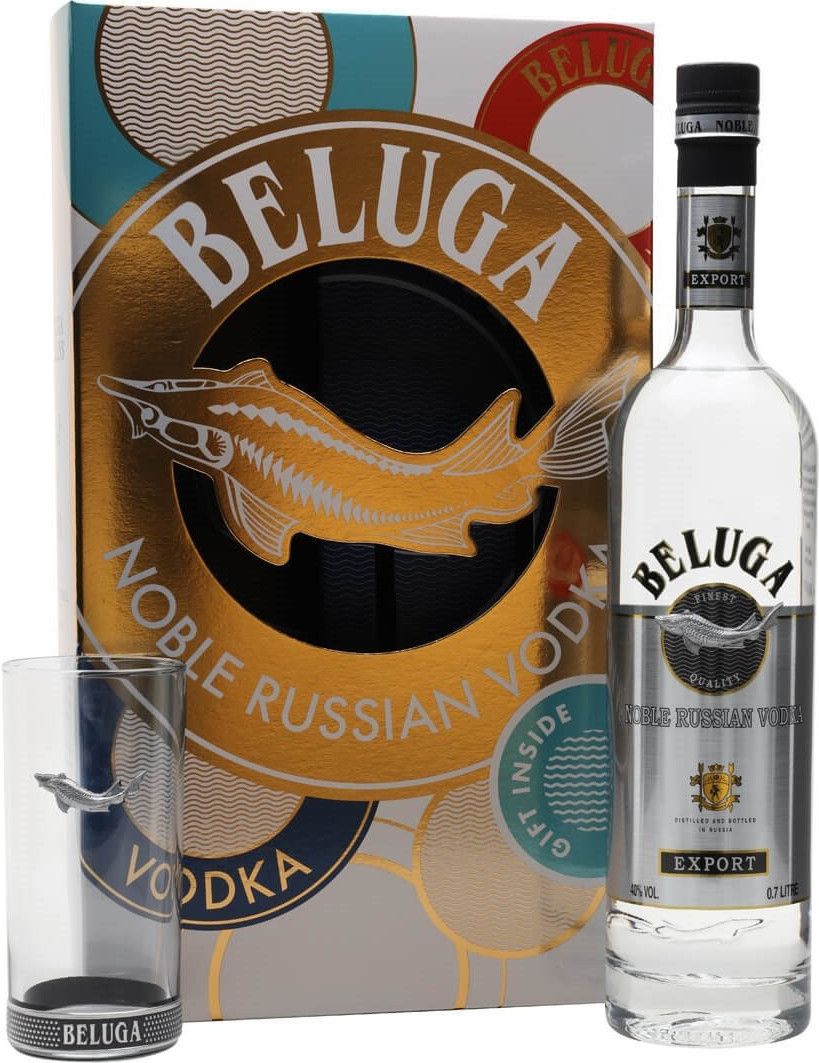 Beluga Vodka Noble W/Glass 750ml