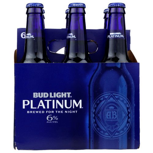 Bud Light Platinum 6pk 12oz Bottles