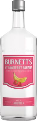 Burnetts Strawberry Banana Flavored Vodka 60Proof Pet 1.75 Ltr