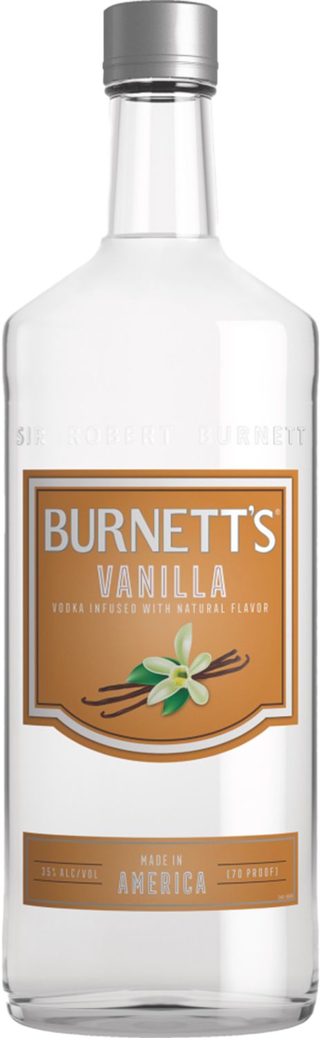 Burnetts Vanilla Flavored Vodka 60Proof Pet 1.75 Ltr