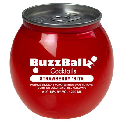 BuzzBallz Strawberry Rita Cocktail 30Proof 200ml