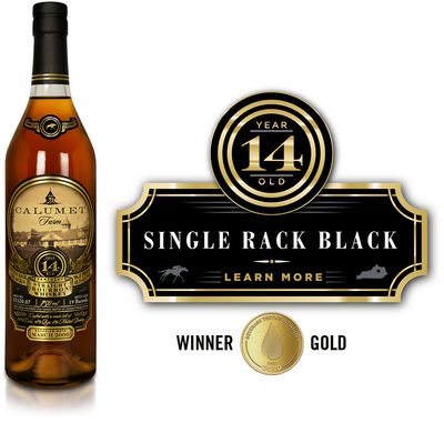 Calumet Farm 14 Year Old Black Rack Kentucky Straight Bourbon Whiskey 96.2Proof 750ml