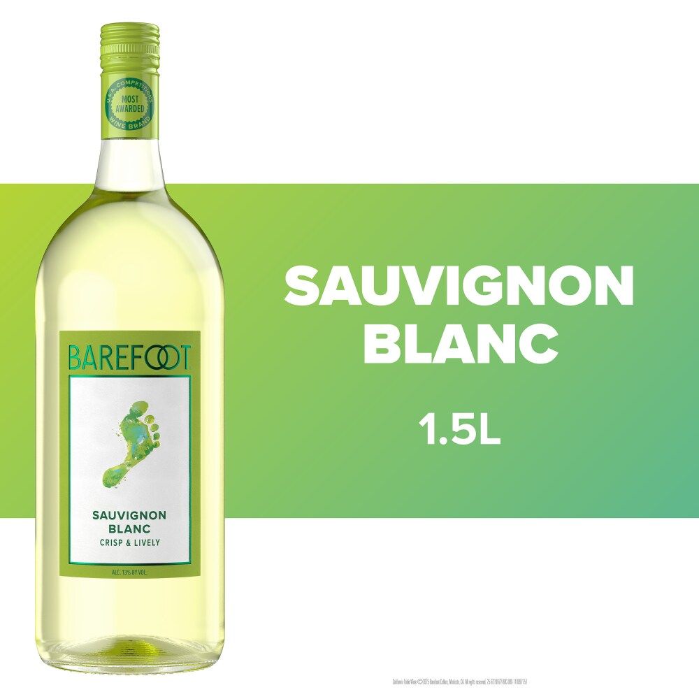 Barefoot Sauvignon Blanc 1.5 Ltr