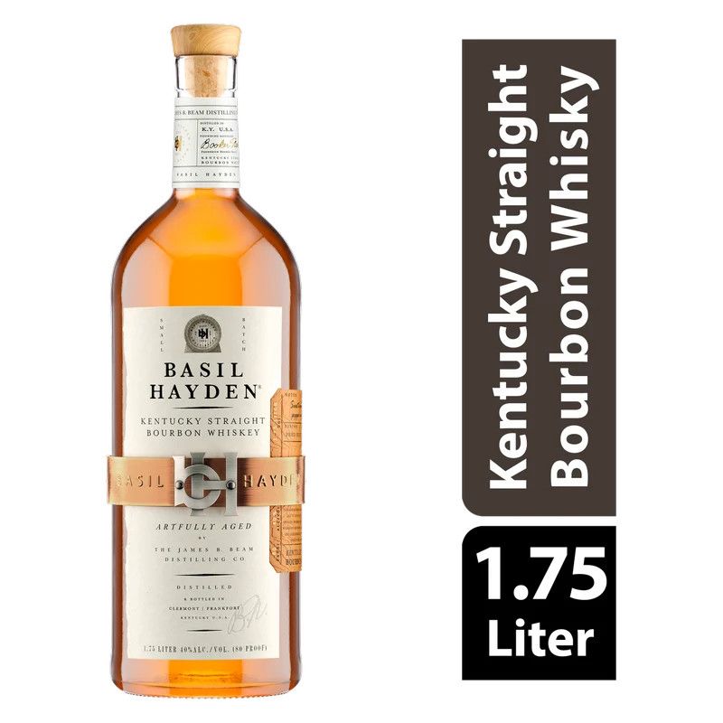 Basil Hayden's Kentucky Straight Bourbon Whiskey 80Proof 1.75 Ltr