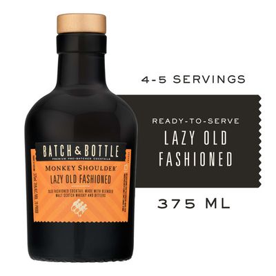 Batch &amp; Bottle Monkey Shoulder Lazy Old Fashioned 70Proof 375ml