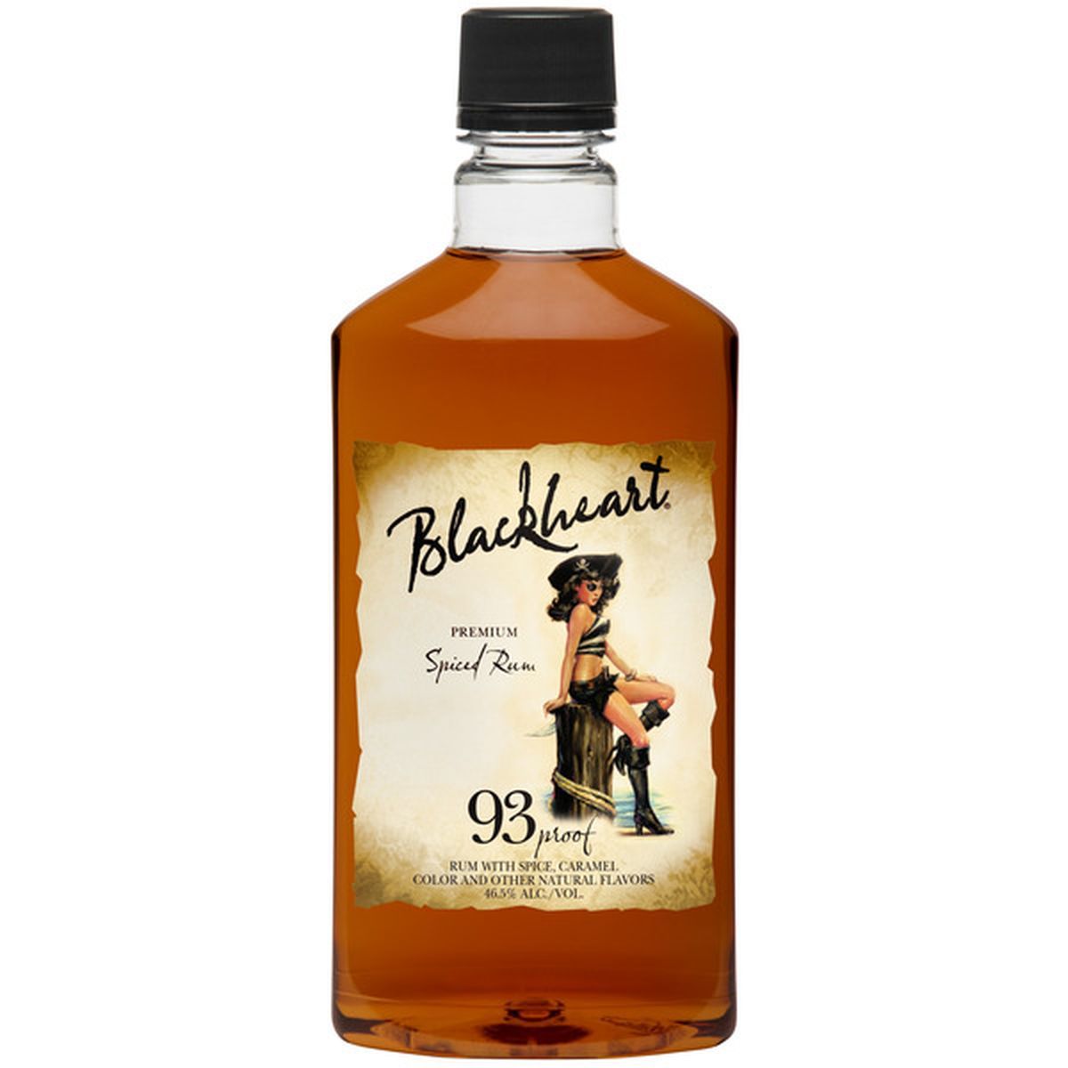 Blackheart Spiced Rum 93Proof Pet 750ml