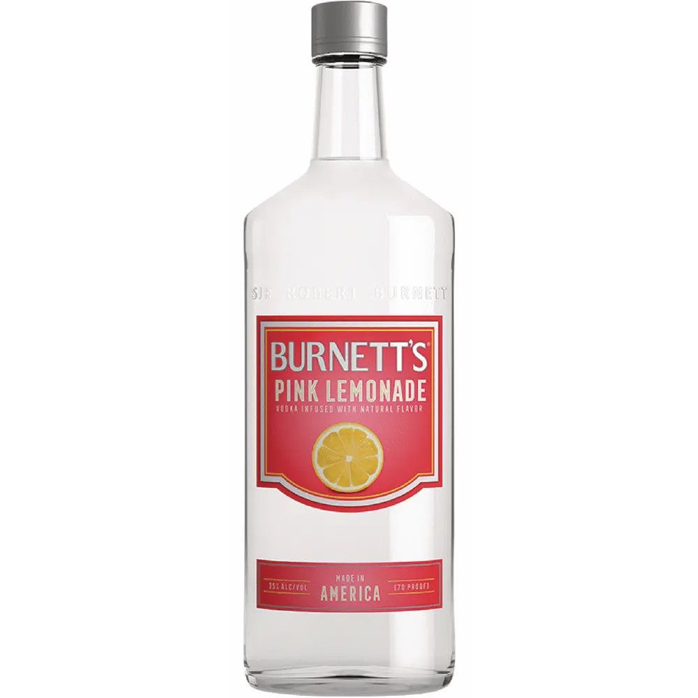 Burnetts Pink Lemonade 70Proof Pet 1.75 Ltr