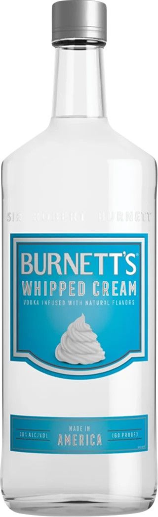 Burnetts Whipped Cream Flavored Vodka 60Proof Pet 1.75 Ltr