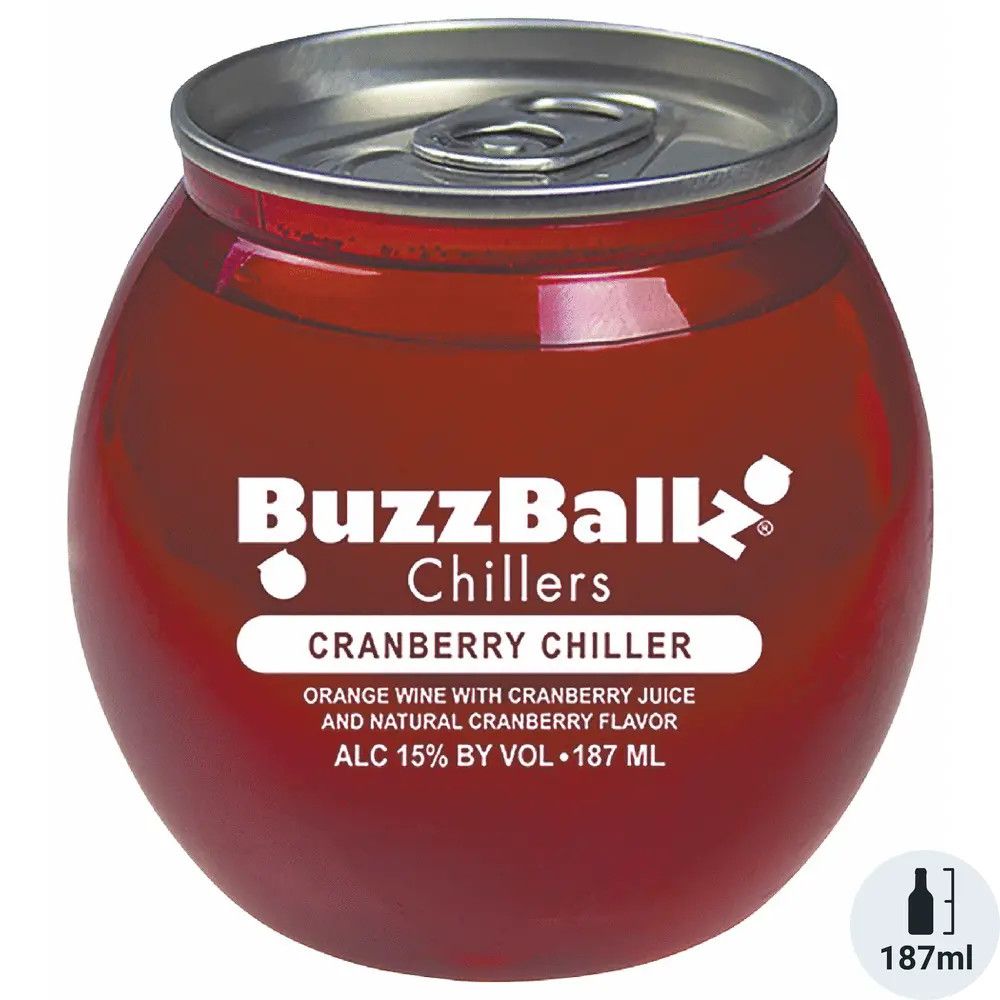 BuzzBallz Chillers Cranberry Chiller Wine Based Cocktail 187ml