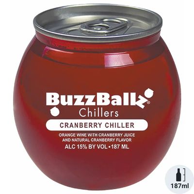 BuzzBallz Chillers Cranberry Chiller Wine Based Cocktail 187ml