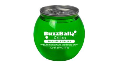 BuzzBallz Chillers Sour Apple Chiller Wine Based Cocktail 187ml