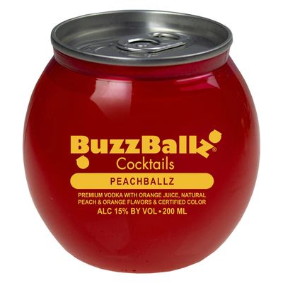 BuzzBallz Peachballz Cocktail 30Proof 200ml