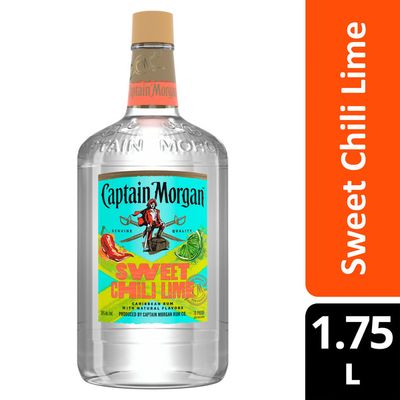 Captain Morgan Sweet Chili Lime Rum 70Proof 1.75 Ltr