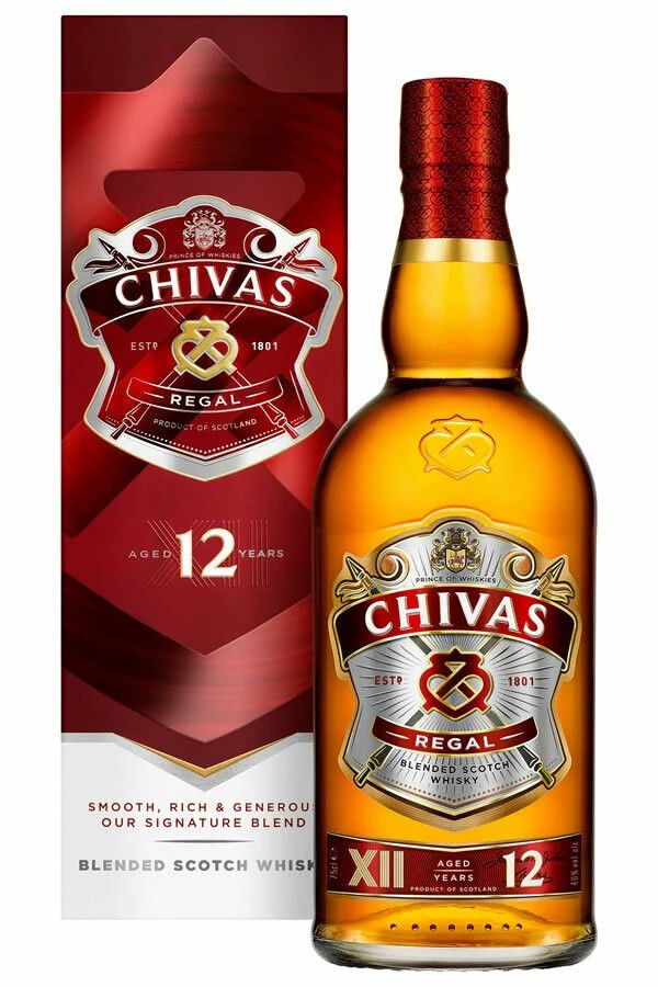 Chivas Regal 12Year 80Proof 1 Ltr