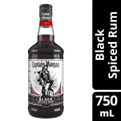 Captain Morgan Black Spiced Rum 94.6Proof 750ml
