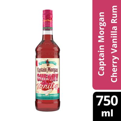 Captain Morgan Cherry Vanilla Spiced Flavored Rum Limited Edition 60Proof 750ml