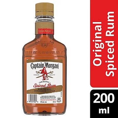 Captain Morgan Original Spiced Rum 70Proof Pet 200ml
