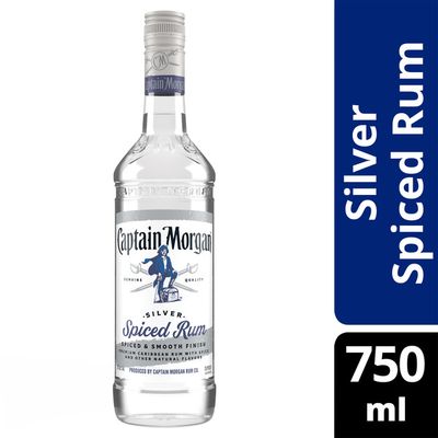 Captain Morgan Silver Spiced Rum 70Proof 750ml