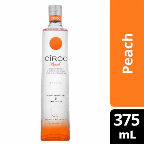 Ciroc Peach Flavored Vodka 70Proof 375ml