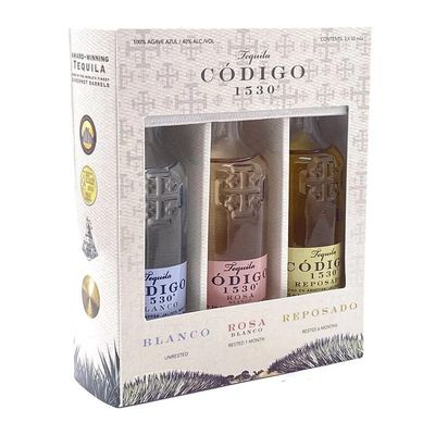 Codigo 1530 Gift Pack  Blanco,Repo &amp; Anejo 3pk 50ml