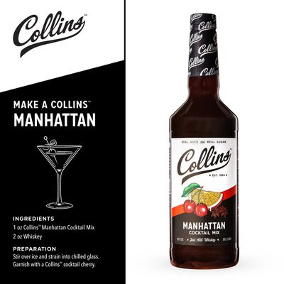 Collins Manhattan Cocktail Mix 32oz
