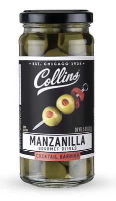 Collins Manzanilla Martini Pimento Olives 5oz