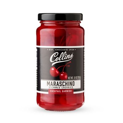 Collins Maraschino Stemmed Cherries 10 Oz