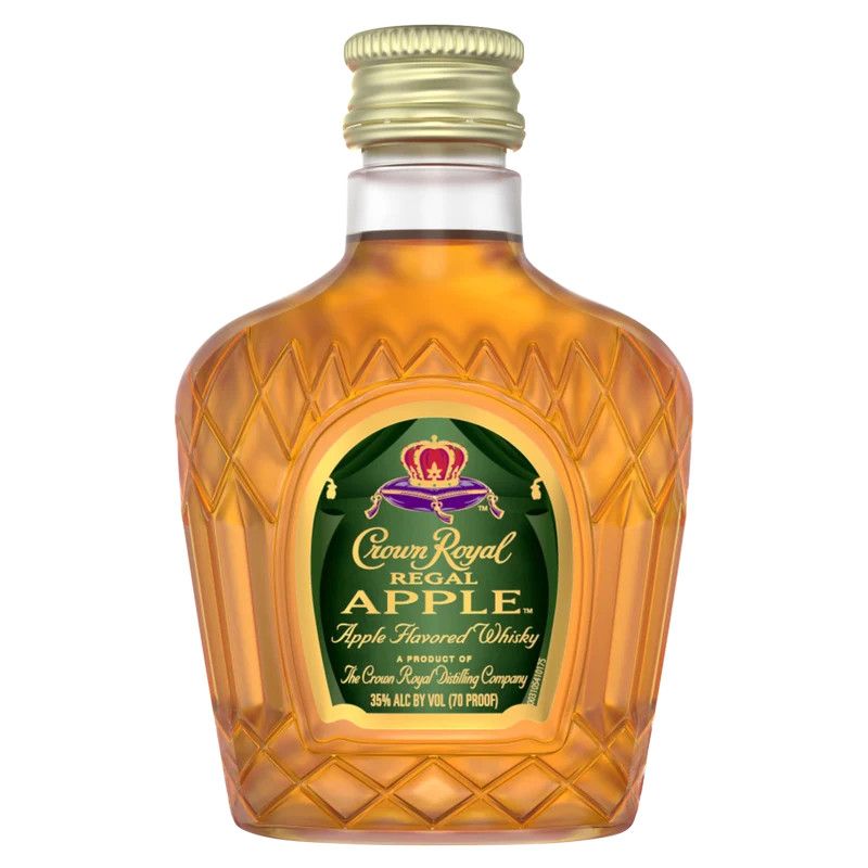 Crown Royal Apple Flavored Whisky Regal 70Proof Pet 50ml