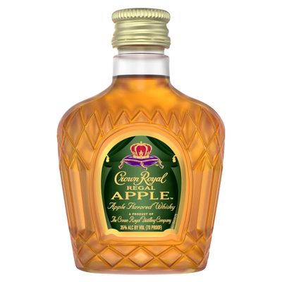 Crown Royal Apple Flavored Whisky Regal 70Proof Pet 50ml