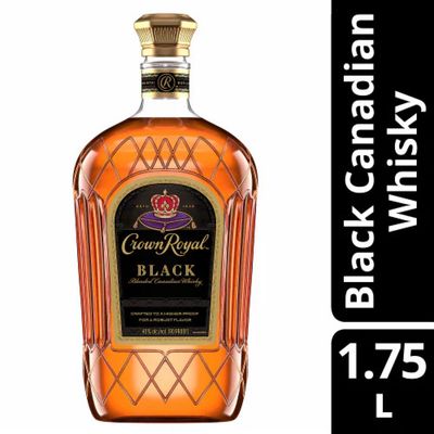 Crown Royal Canadian Whisky Black 90Proof 1.75 Ltr