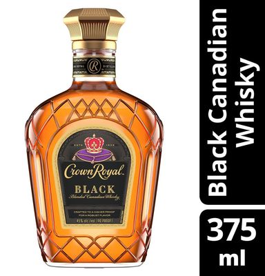Crown Royal Canadian Whisky Black 90Proof 375ml