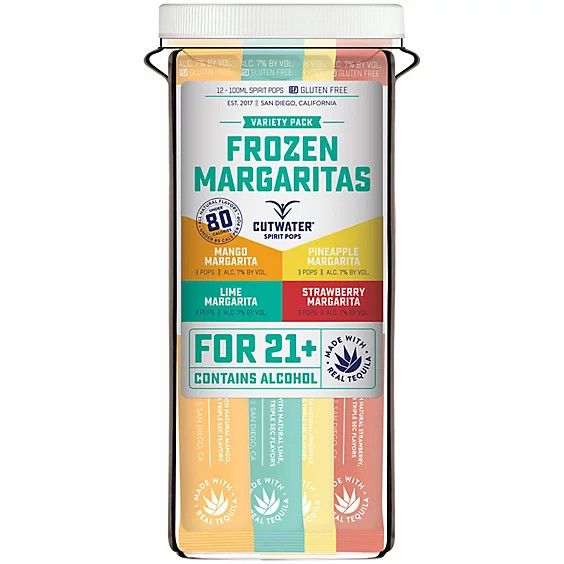 Cutwater Frozen Margarita Pops 12x100ml